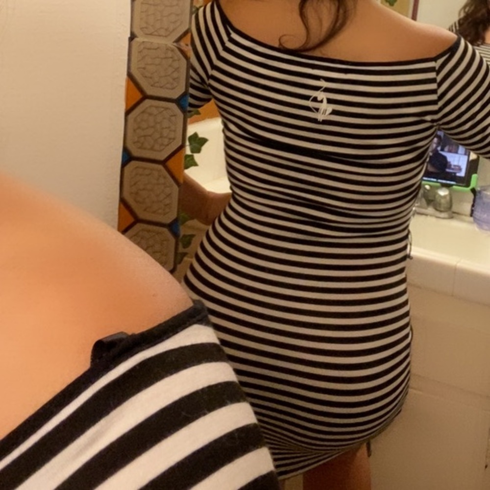 Baby Phat black and white midi dress size M